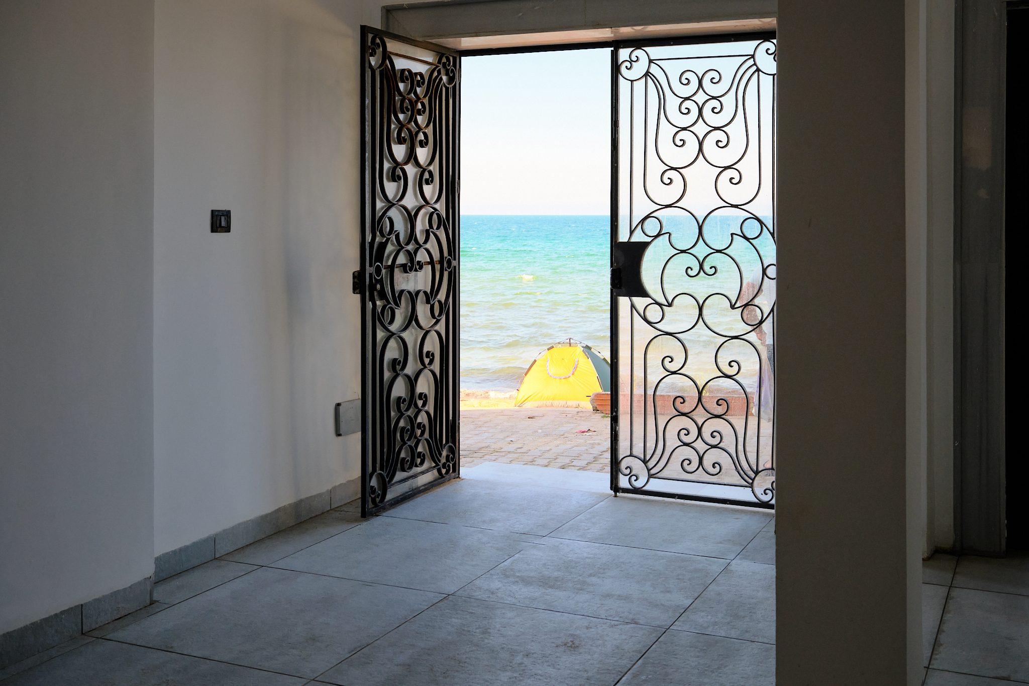 Hall vue mer