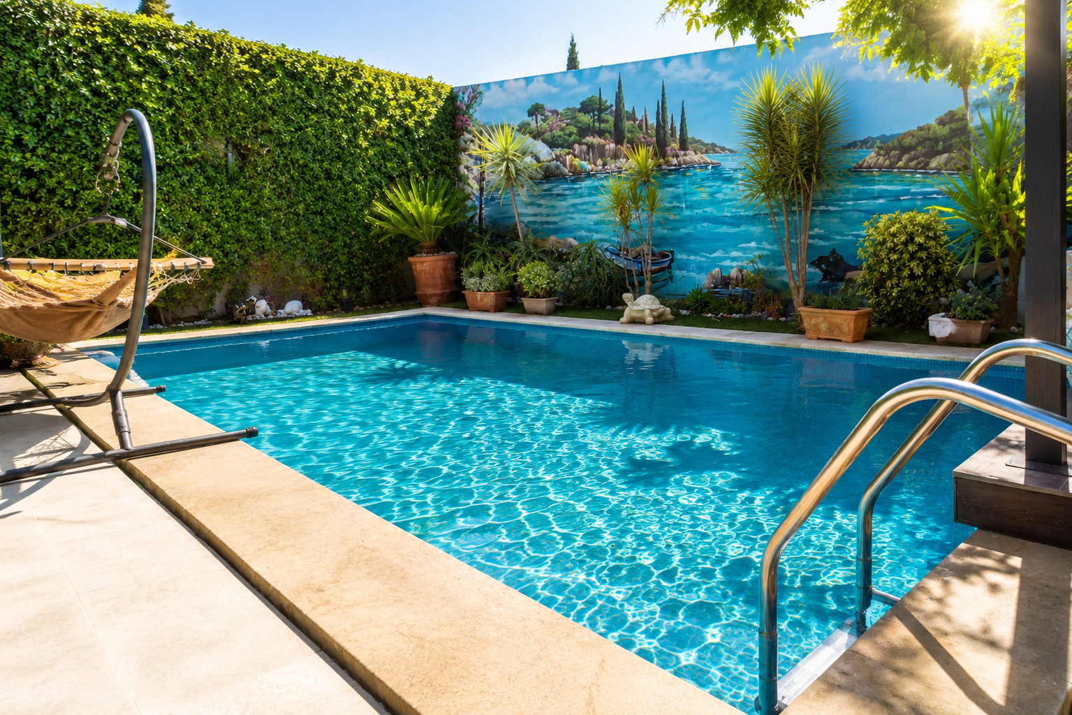 Piscine paradisaque