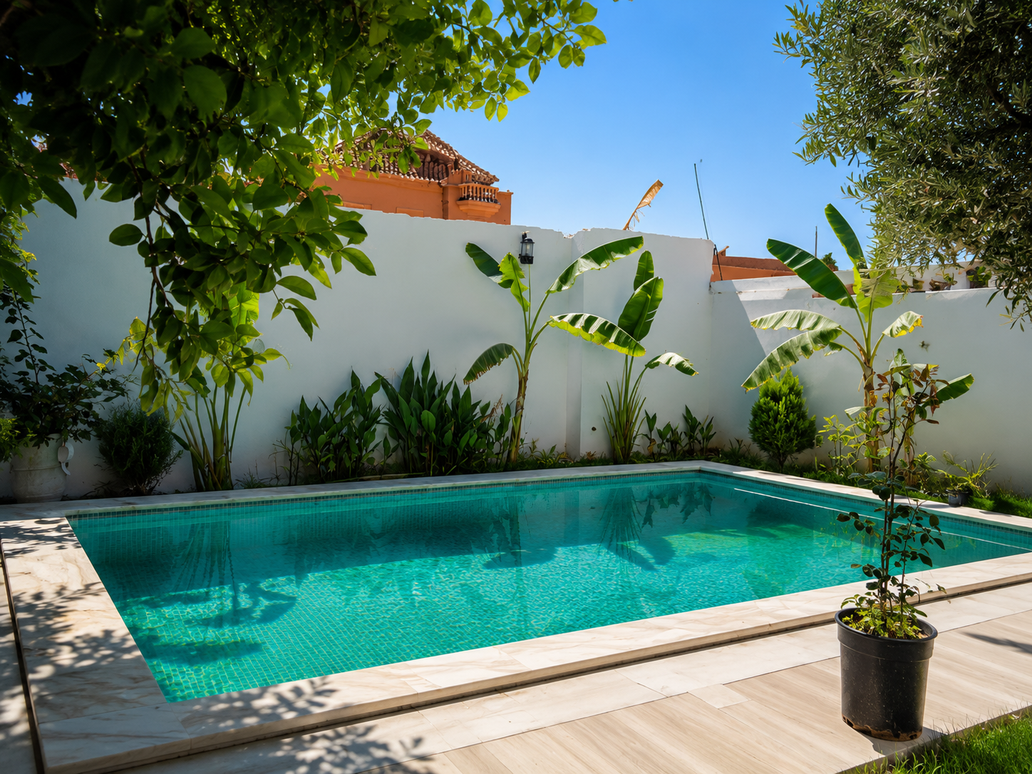 Piscine idyllique